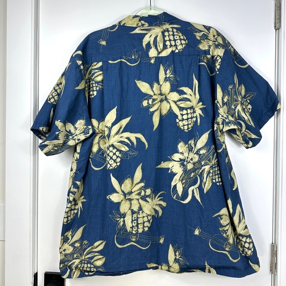 RJC Hawaii Aloha Shirt 2XL Pineapple Floral Made in USA - Picture 2 of 5
